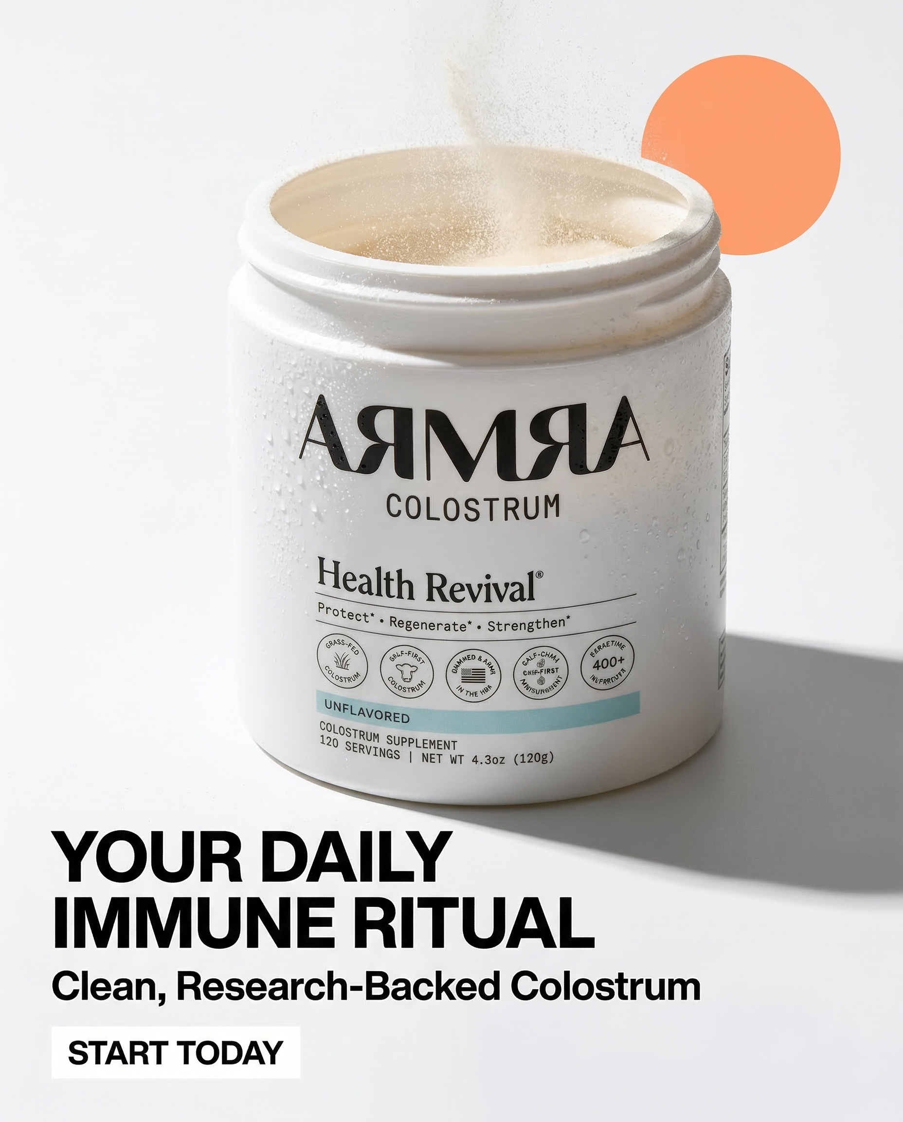 ARMRA static ad creative