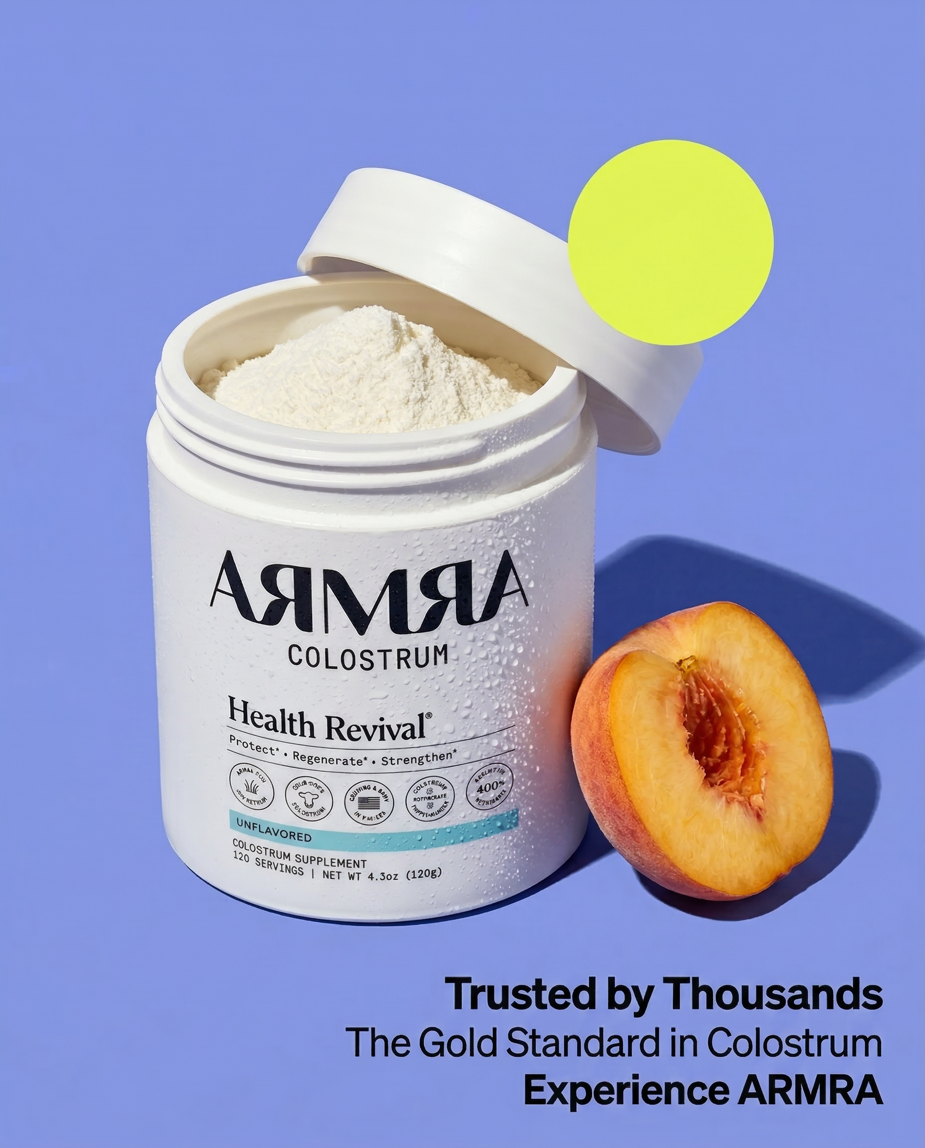 ARMRA static ad creative