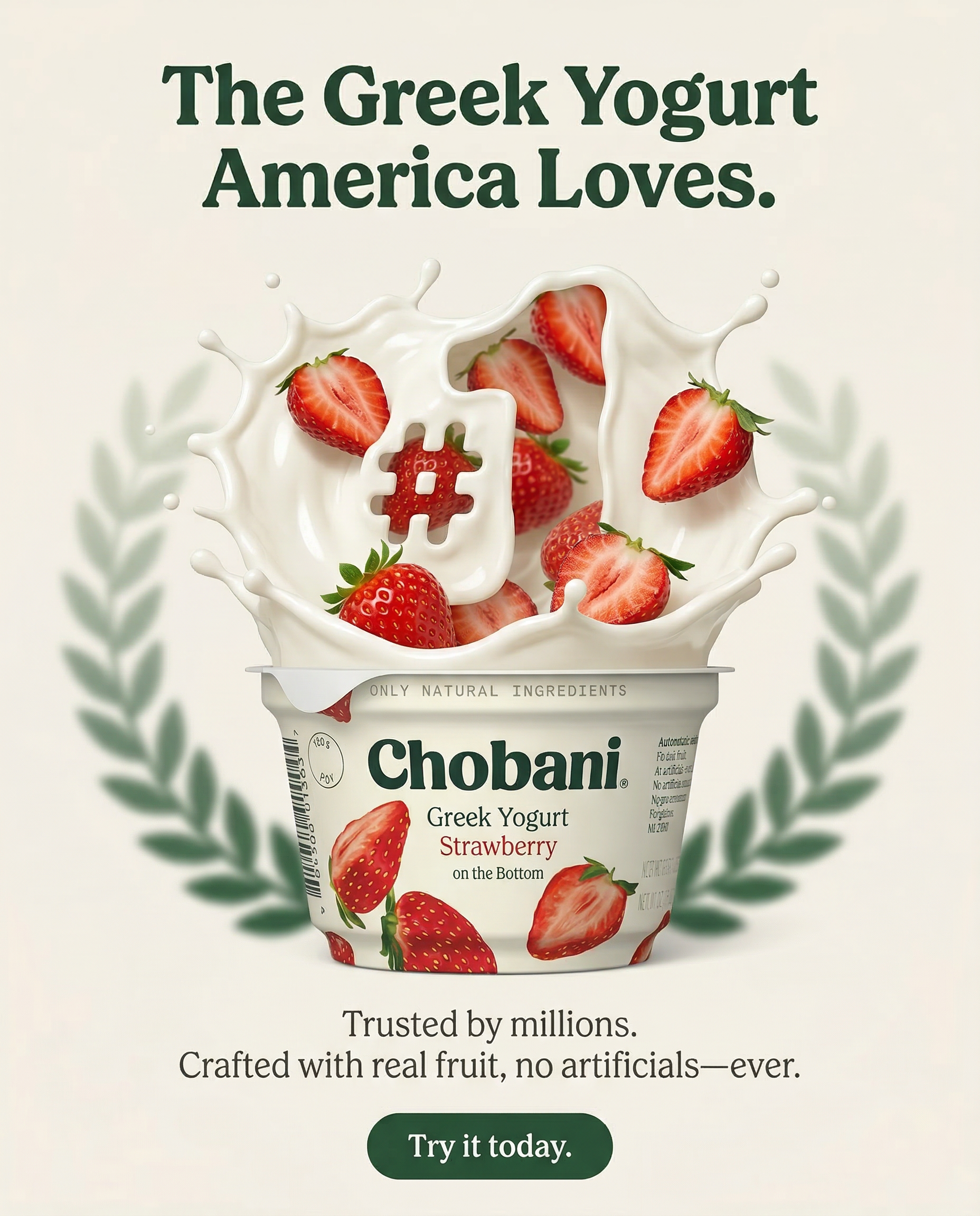 Chobani ad creative
