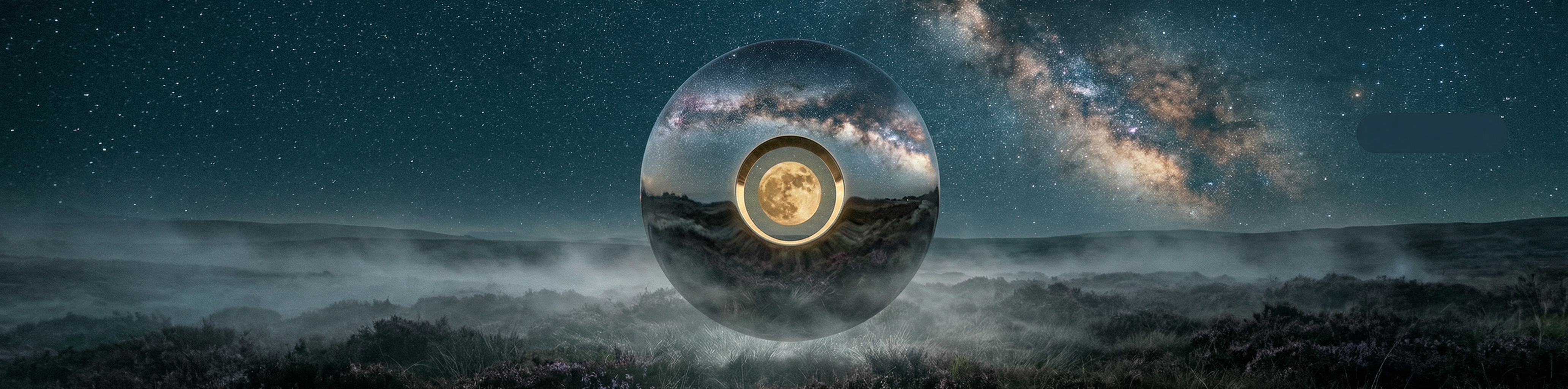 David Harber Torus sculpture under a starlit Milky Way sky