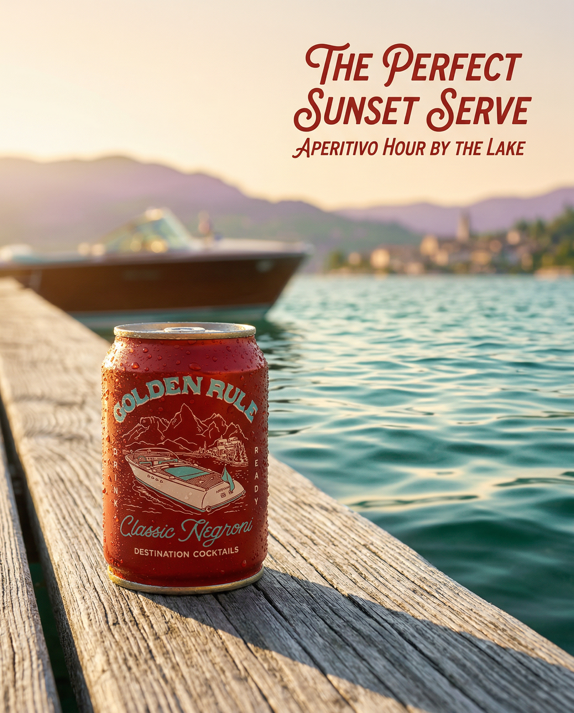 Golden Rule Classic Negroni — The Perfect Sunset Serve